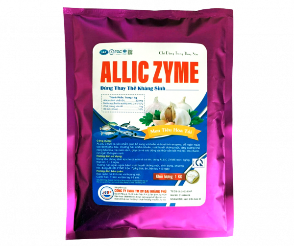 ALLIC ZYME - men tiêu hóa tỏi dùng thay thế kháng sinh