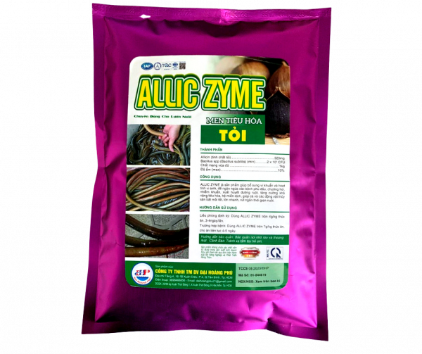 ALLIC ZYME - men tiêu hóa tỏi chuyên dùng cho lươn