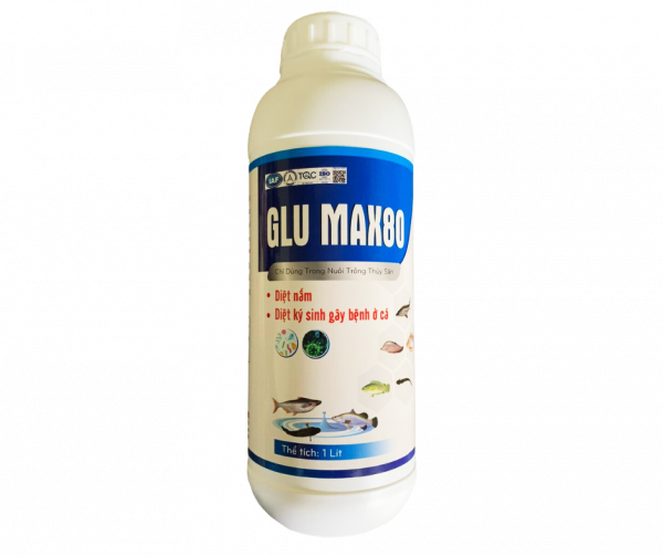 GLU MAX80 - diệt nấm, diệt ký sinh gây bệnh ở cá