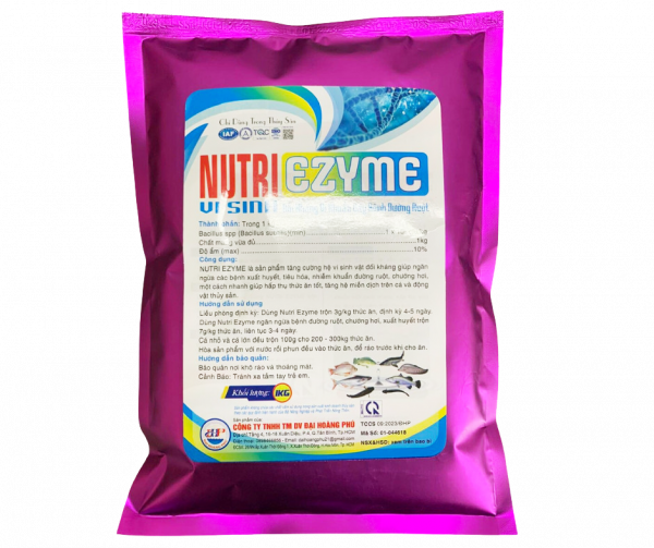 NUTRI EZYME - vi sinh đối kháng vi khuẩn gây bệnh đường ruột