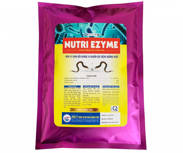 NUTRI EZYME - men vi sinh đối kháng vi khuẩn gây bệnh đường ruột