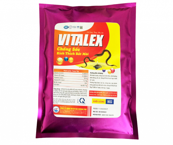 VITALEX - chống sốc, kích thích bắt mồi