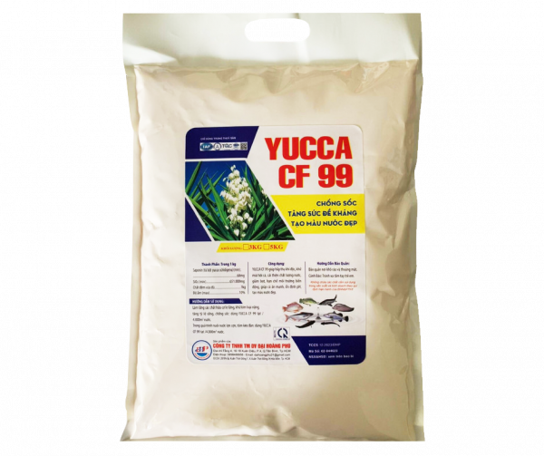 YUCCA CF 99 - chống sốc, tăng sức đề kháng, tạo màu nước đẹp