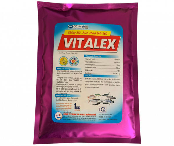 VITALEX - chống sốc, kích thích bắt mồi