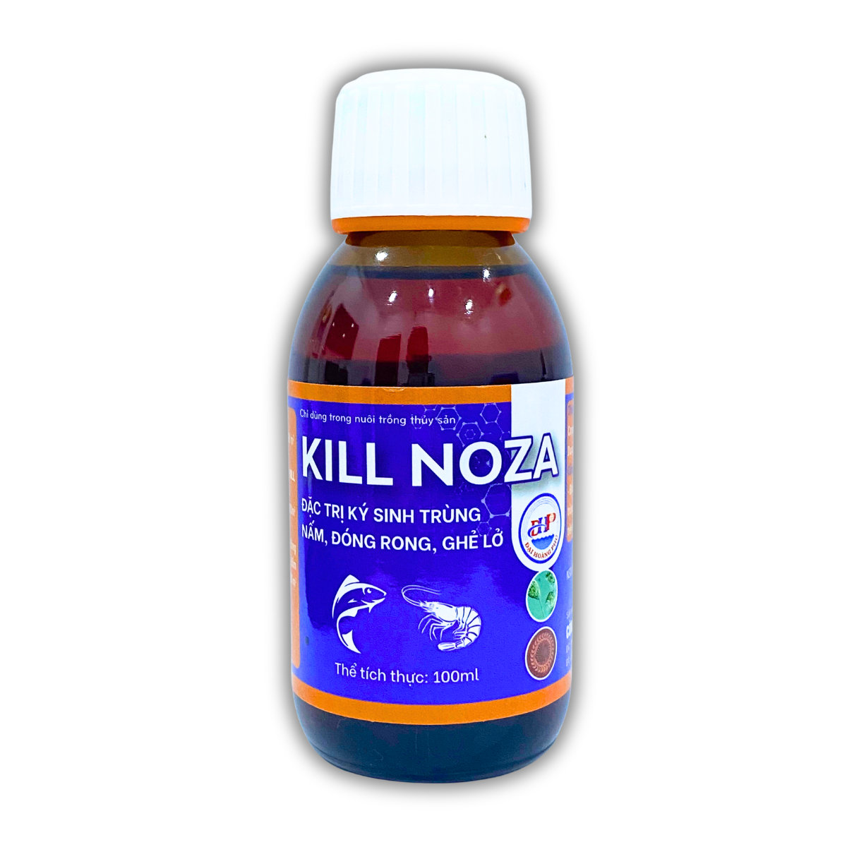 KILL NOZA - ĐẶC TRỊ KÝ SINH TRÙNG, NẤM, ĐÓNG RONG, GHẺ LỞ CHAI 100ML